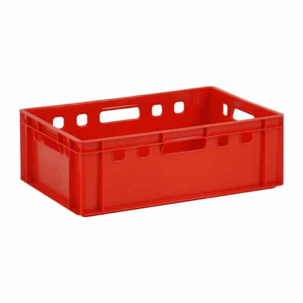 Palletdeal - Kunststof krat stapelbak E2 vleeskrat 600x400 - Nieuw