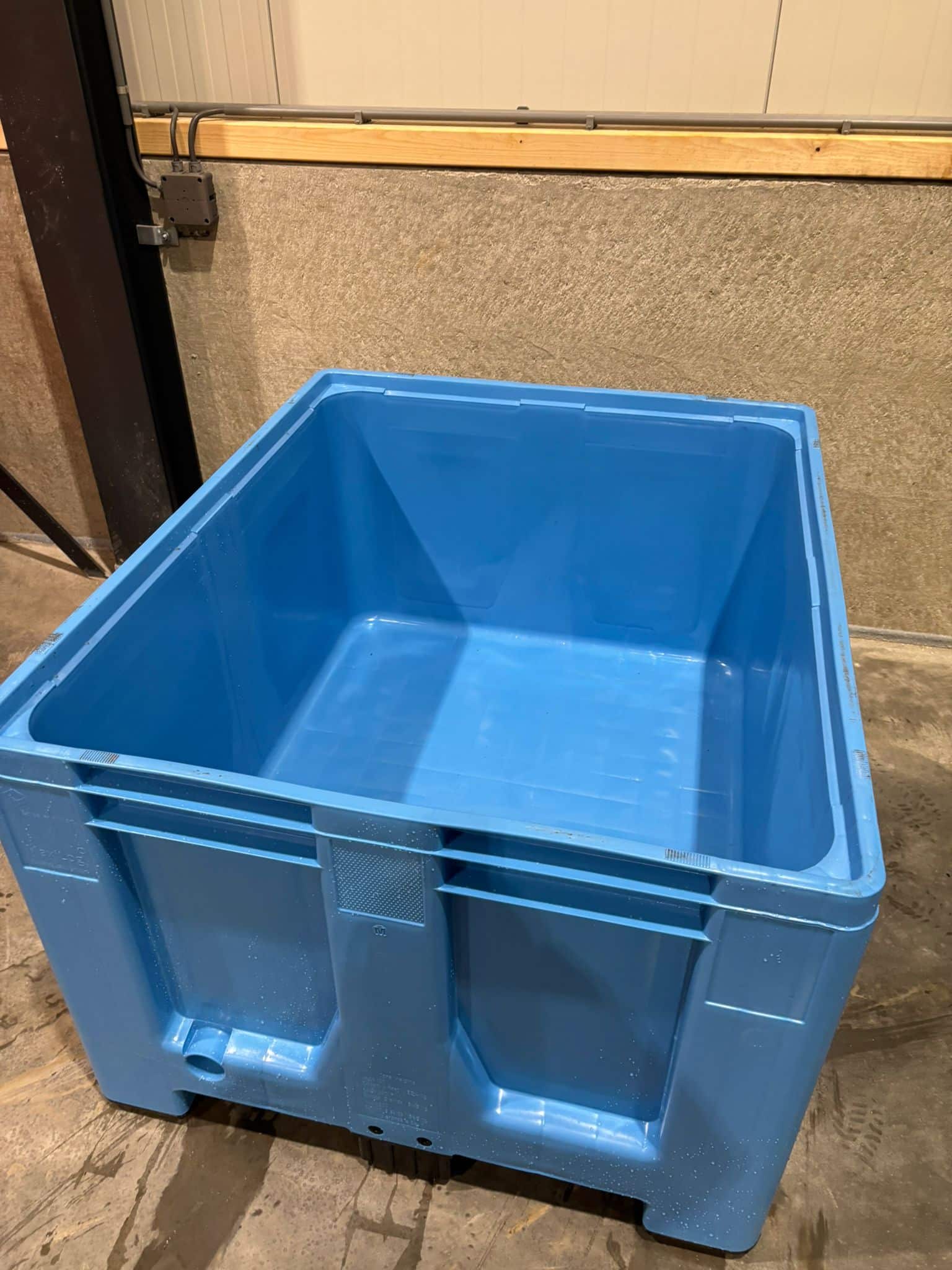 Palletbox kunststof, 1200x1000x760 mm - Nieuw - Blauw