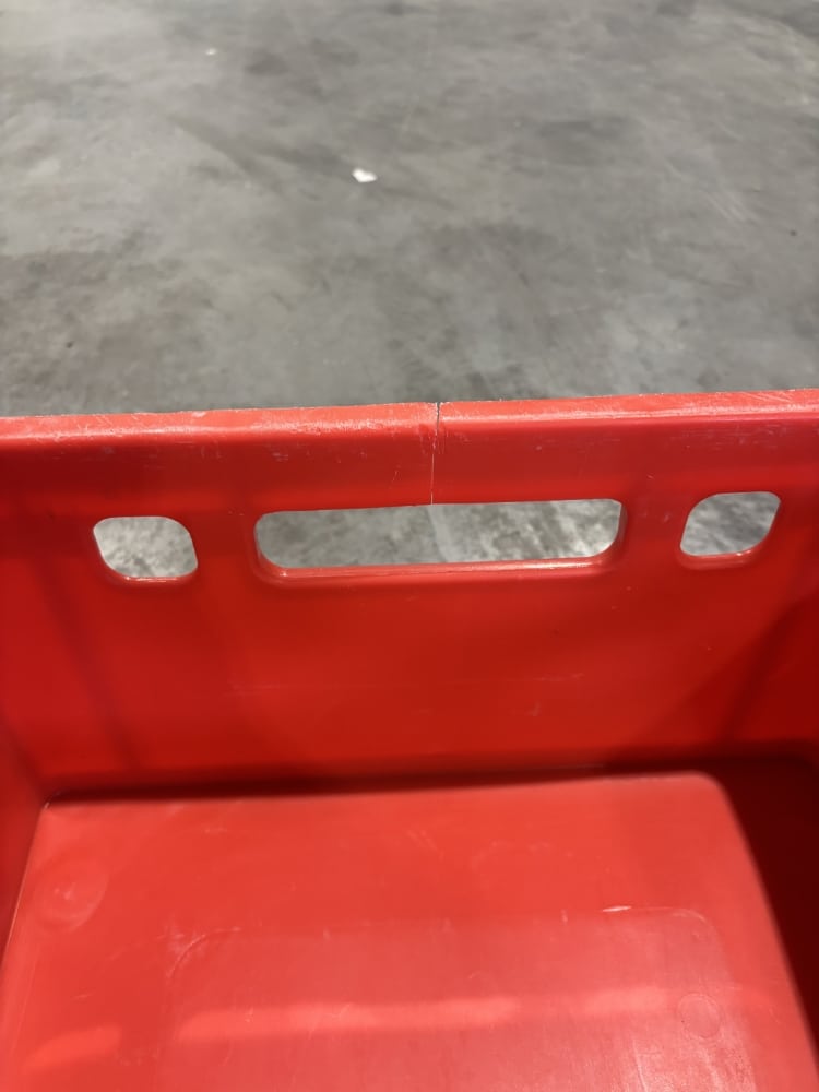 Palletdeal 40 stuks Kunststof krat stapelbak E2 vleeskrat 600x400 - Gebruikt - Afbeelding 7