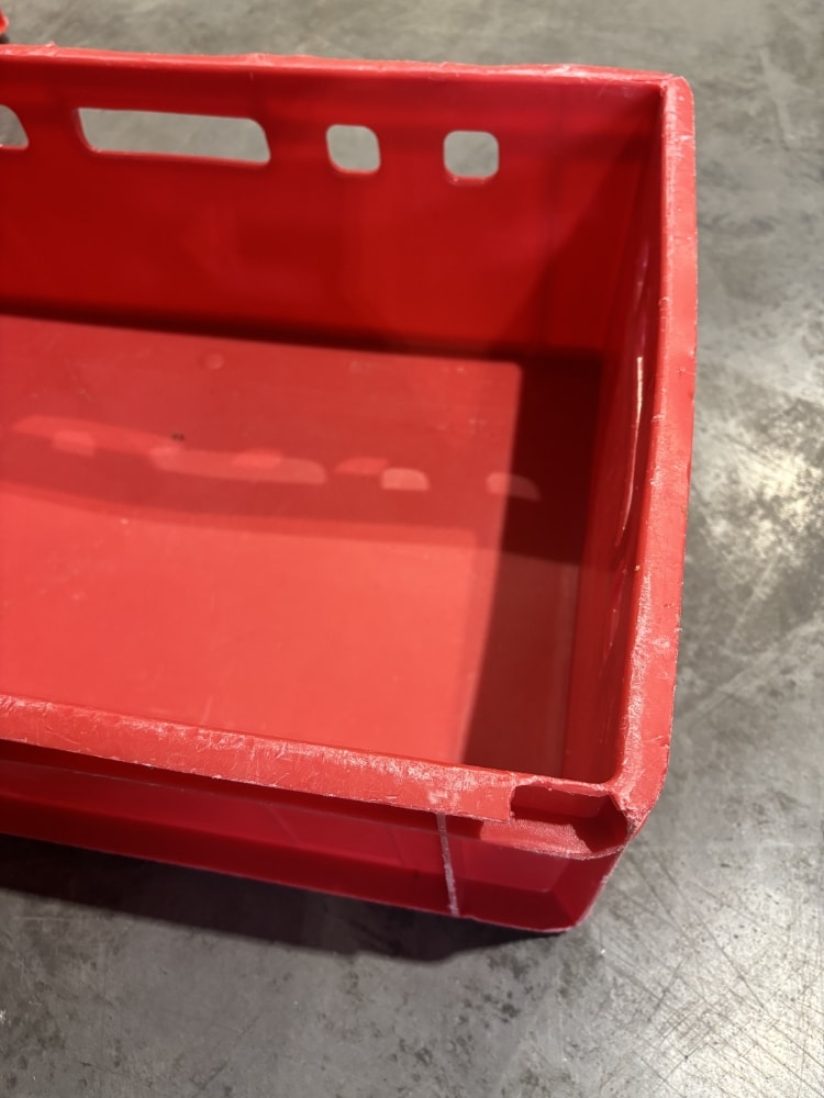 Palletdeal 40 stuks Kunststof krat stapelbak E2 vleeskrat 600x400 - Gebruikt - Afbeelding 6